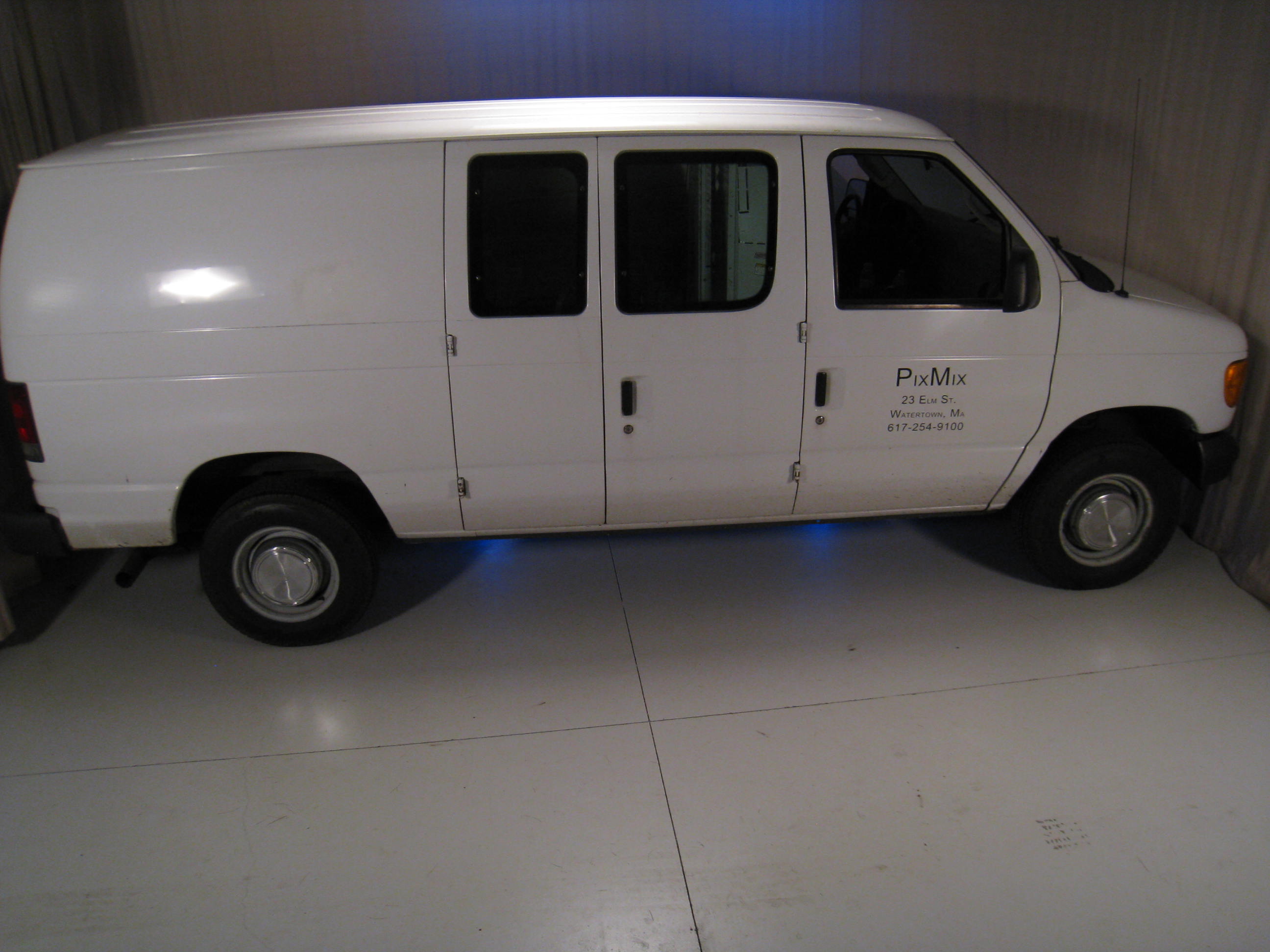 Full Sized Van in Studio